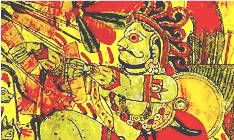 Warrior in Mahabharata War