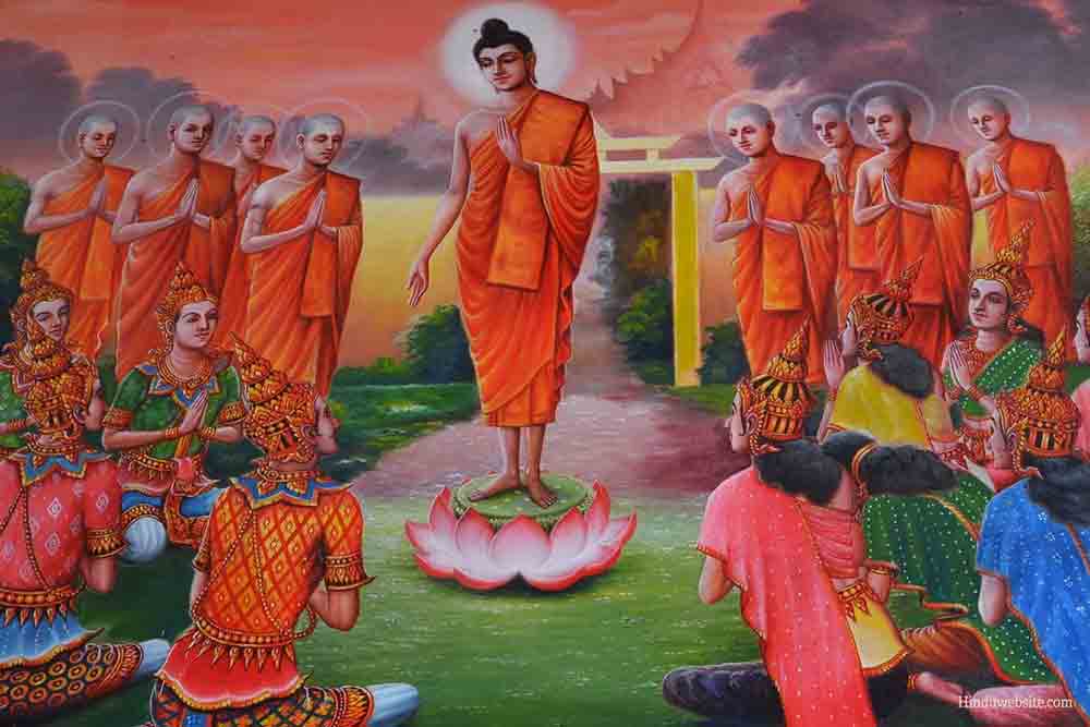Buddha Teaching Dhamma and Vinaya