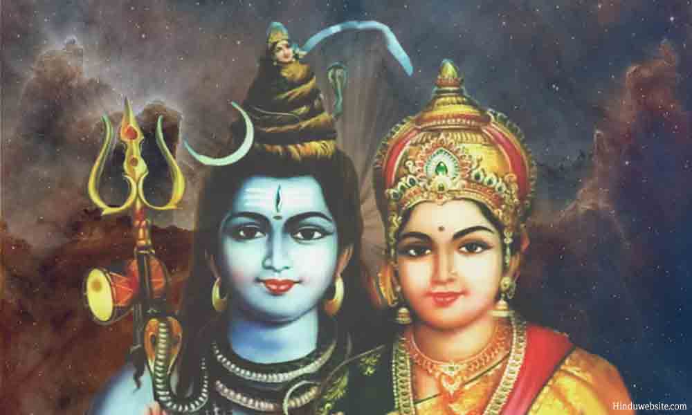 Shiva and Parvathi