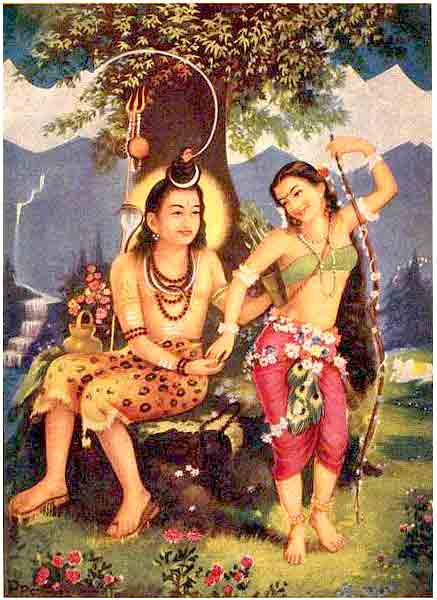 Shiva and Viswvamohini