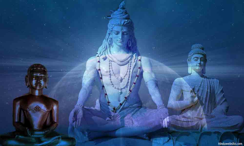 Compassionate Shiva, Buddha and Mahavira