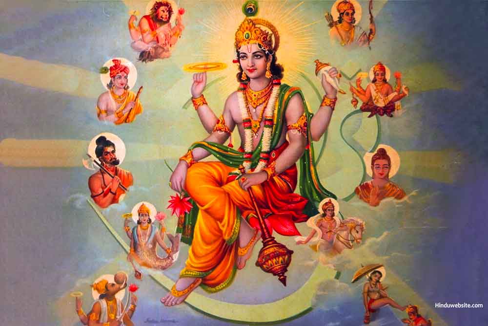 Vishnu's ten avataras