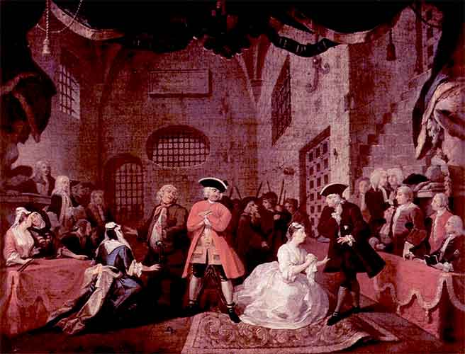 Beggar's Opera - Paiting by William Hogarth