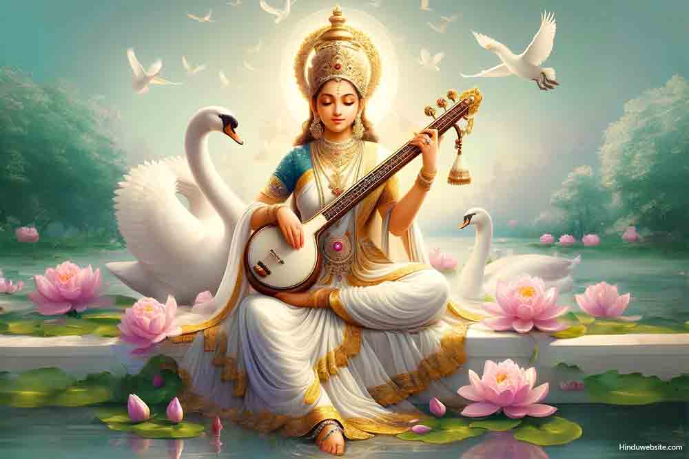 Hindu Goddess Saraswathi