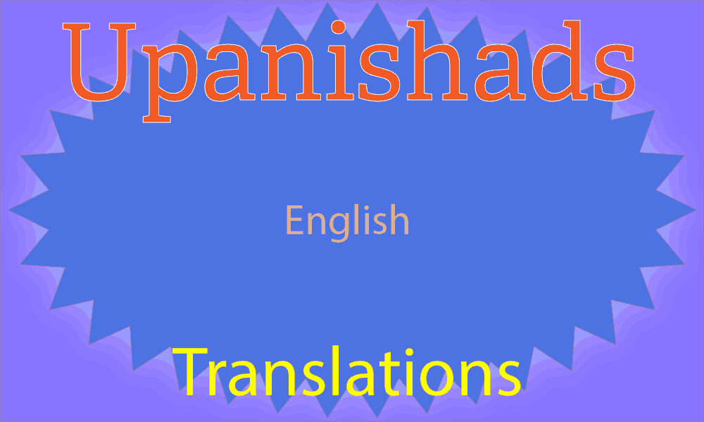 Upanishad Translations