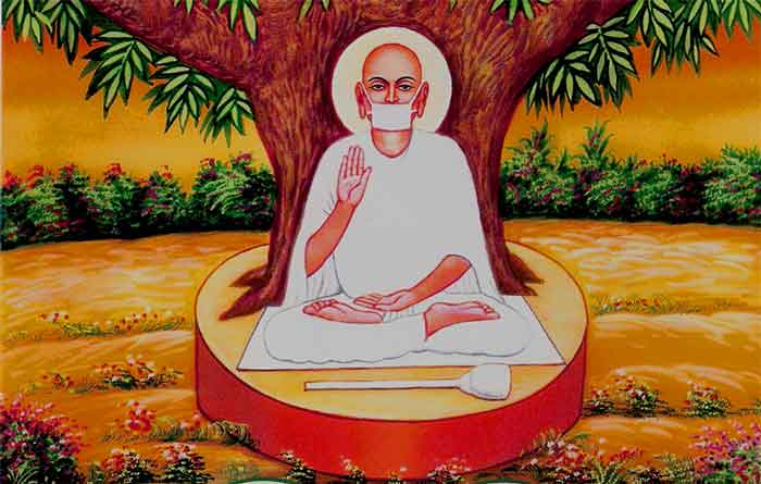 Jain monk practising dharma
