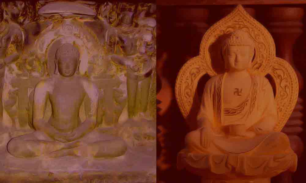 Mahavira and Buddha