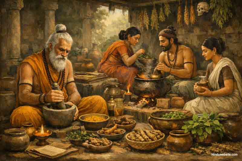 Ancient Indian medical scene