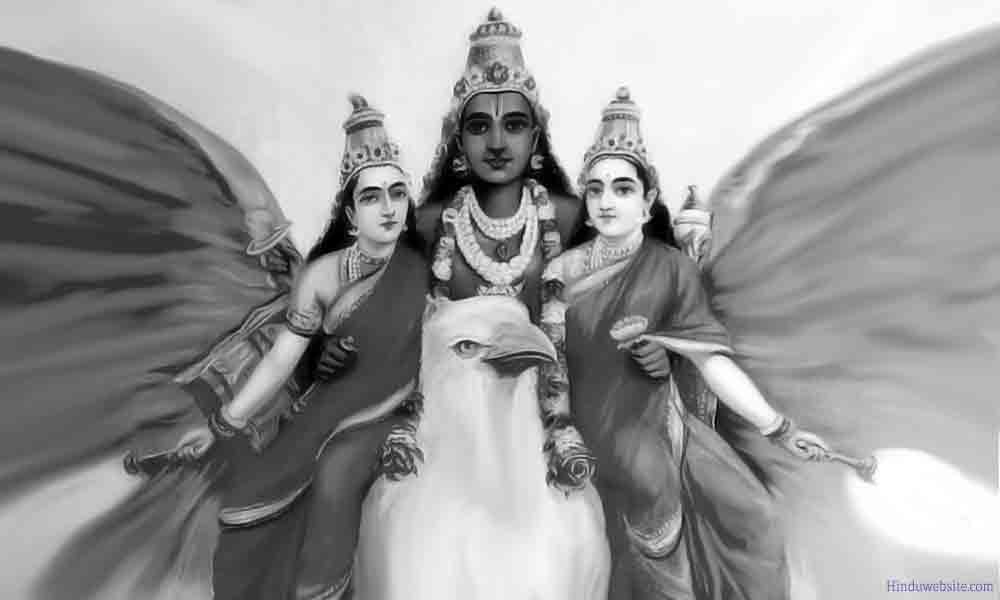 Garuda Carrying Vishnu