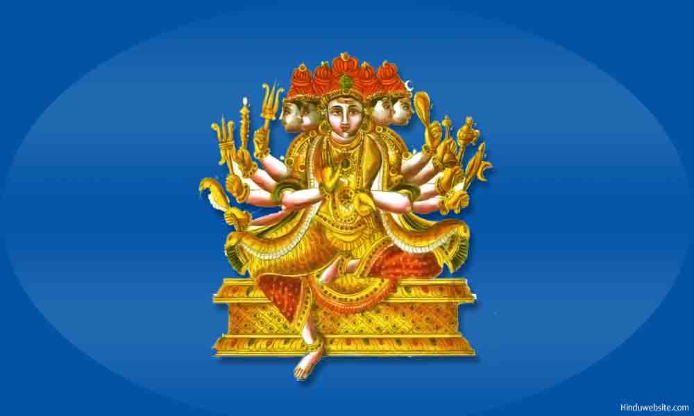 Panchanana Shiva or Sada Shiva