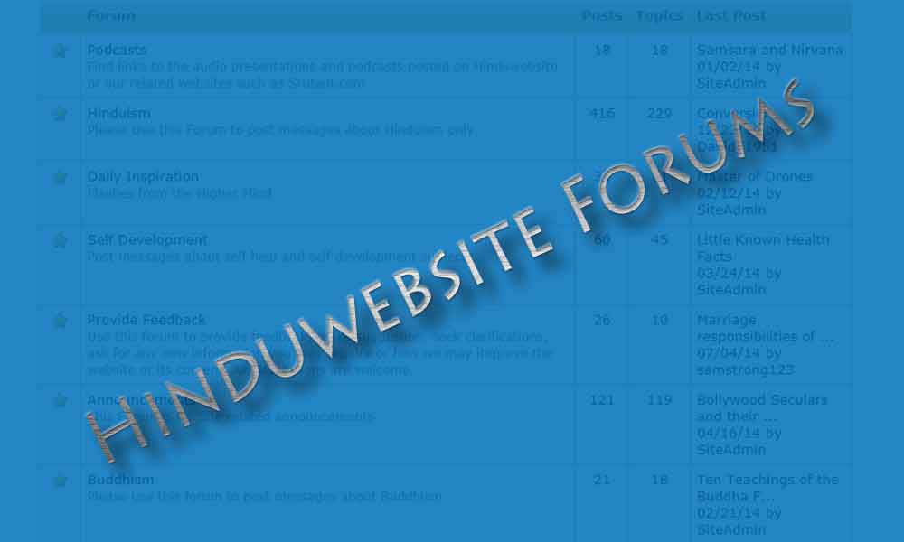 Hinduwebsite Forums